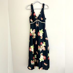 90’s Jones New York Satin Floral Slip Dress Nightgown Y2K